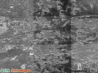 Tuscaloosa satellite photo by USGS