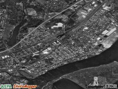 Bristol satellite photo by USGS