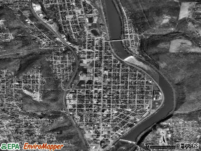 Beaver Falls satellite photo by USGS