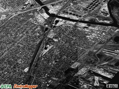 River Rouge satellite photo by USGS