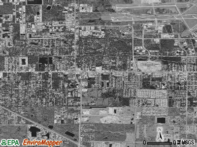 West Melbourne satellite photo by USGS