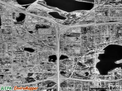 Little Canada satellite photo by USGS
