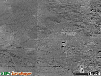 Tucson Estates satellite photo by USGS