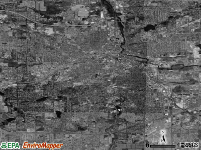 Kalamazoo satellite photo by USGS