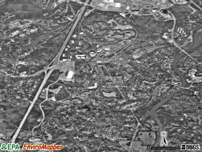 Vinings satellite photo by USGS
