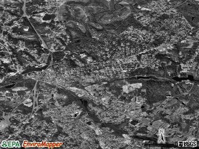 Rockingham satellite photo by USGS