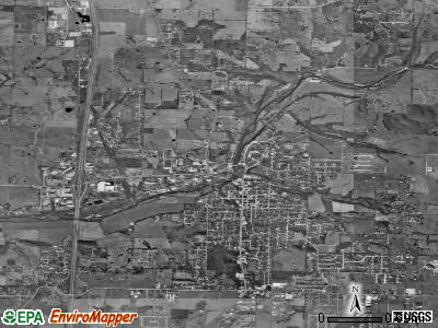 Ozark satellite photo by USGS