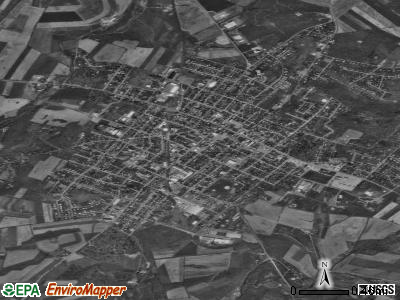 Waynesboro satellite photo by USGS
