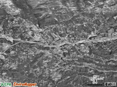 Placerville satellite photo by USGS