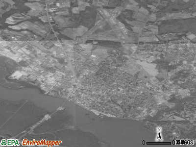 Washington satellite photo by USGS