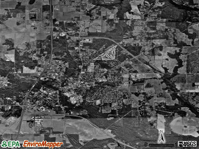 Pell City satellite photo by USGS
