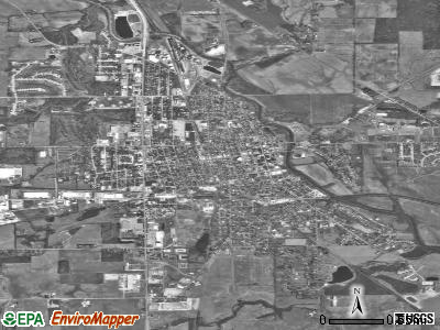 Decatur satellite photo by USGS