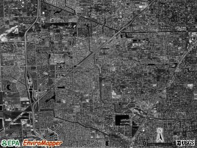 Beaverton satellite photo by USGS