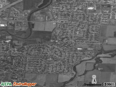 Blacklick Estates satellite photo by USGS