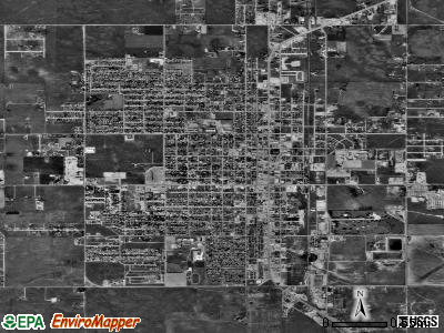 Lovington satellite photo by USGS