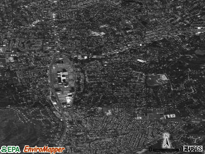 South Huntington satellite photo by USGS