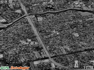 Country Club satellite photo by USGS