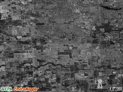 Redwood City satellite photo by USGS