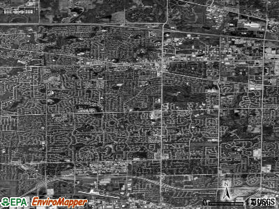 Schaumburg satellite photo by USGS