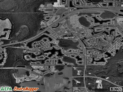 Hunters Creek satellite photo by USGS