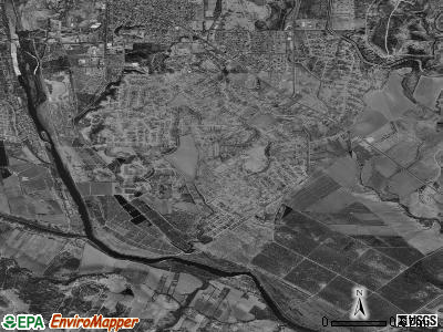Eidson Road satellite photo by USGS
