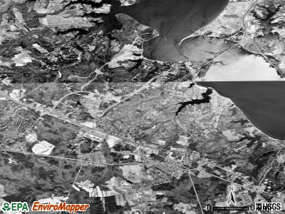 California satellite photo by USGS
