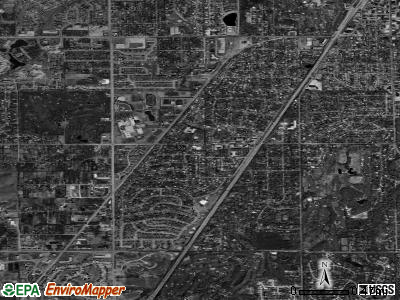 Flossmoor satellite photo by USGS