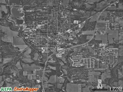Mooresville satellite photo by USGS