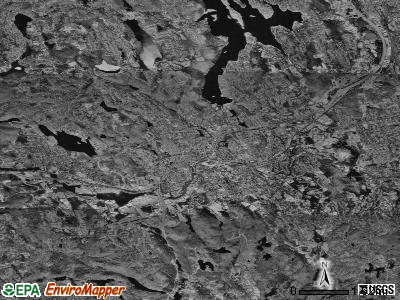 Danbury satellite photo by USGS