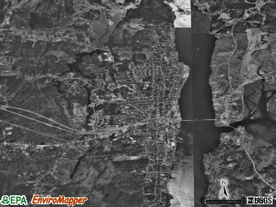 Bath satellite photo by USGS