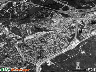 Woodfield satellite photo by USGS