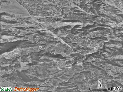 Evergreen satellite photo by USGS