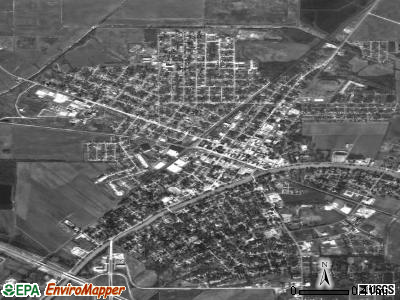 Tallulah satellite photo by USGS