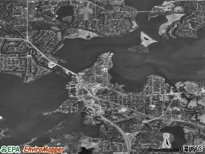 Fox Lake satellite photo by USGS