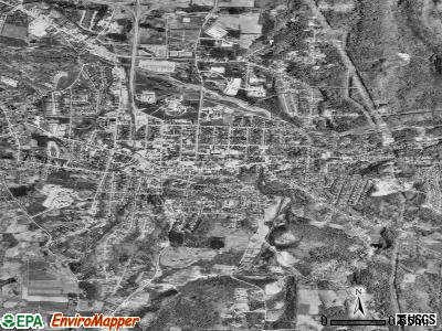 Bennington satellite photo by USGS