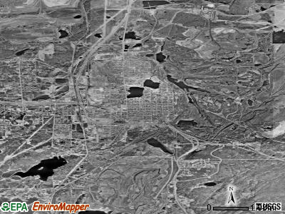 Virginia satellite photo by USGS