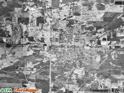 Monticello satellite photo by USGS