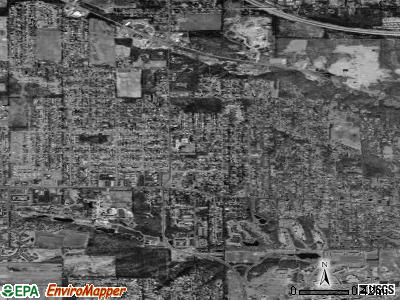 Westwood satellite photo by USGS