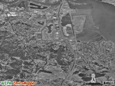 Corte Madera satellite photo by USGS