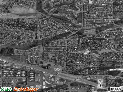 Oak Hills satellite photo by USGS