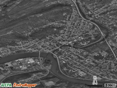 Lewistown satellite photo by USGS