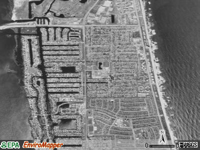 South Patrick Shores satellite photo by USGS