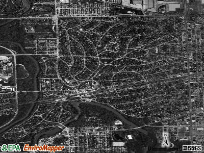 Riverside satellite photo by USGS