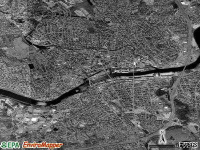 Lawrence satellite photo by USGS