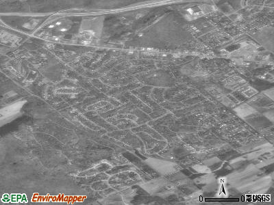 Park Forest Village satellite photo by USGS