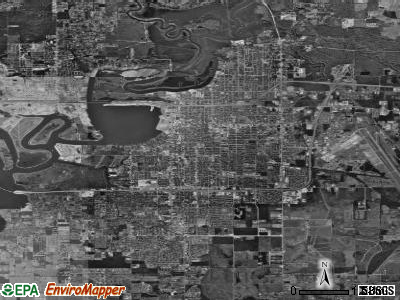 Lake Charles satellite photo by USGS