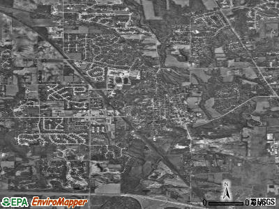 Zionsville satellite photo by USGS
