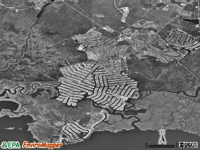 Mystic Island satellite photo by USGS