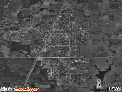 Pryor Creek satellite photo by USGS