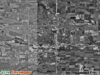Longmont satellite photo by USGS